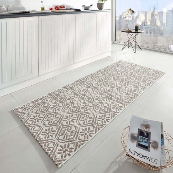 The Rugs Flat-Woven Geometric Runner – Modern Comfort 80x200