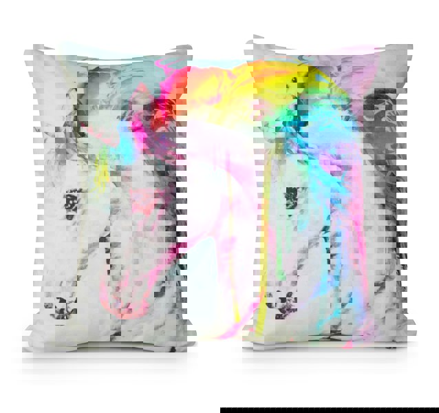 Velosso Colourful Unicorn Printed Cushion - 43cm x 43cm