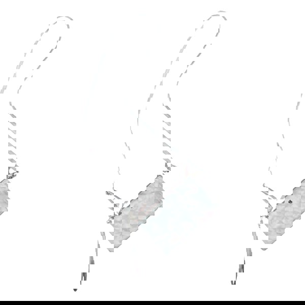 Assots London 'TODD' Blue & Orchid Pink Tie Dye Real Leather Crossbody Wristlet Bag