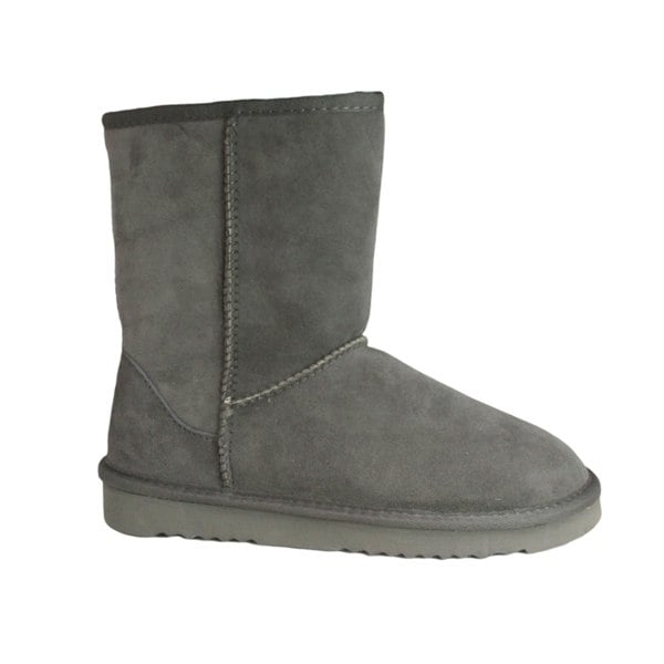 Eastern Counties Leather Women's Jodie Sheepskin Short Plain Boots - Grey