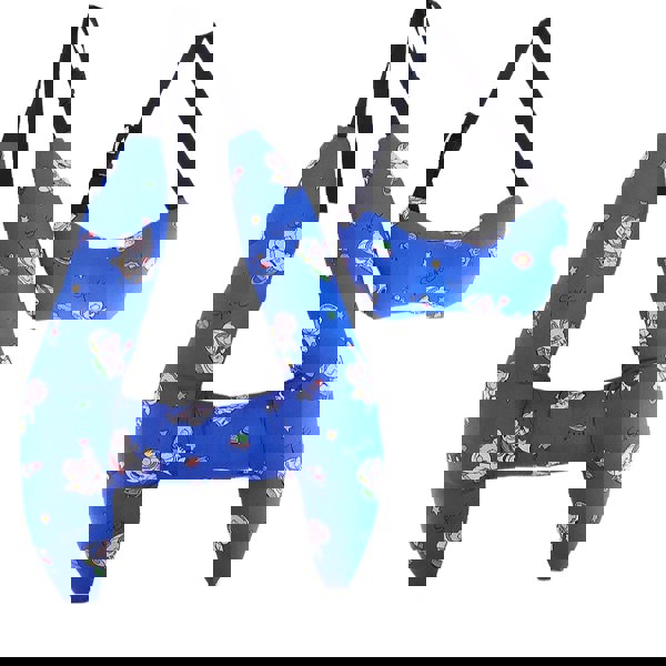 anycoplus Anypillow Car Travel Pillow Blue Space 1 Set H-Shape Neck Support