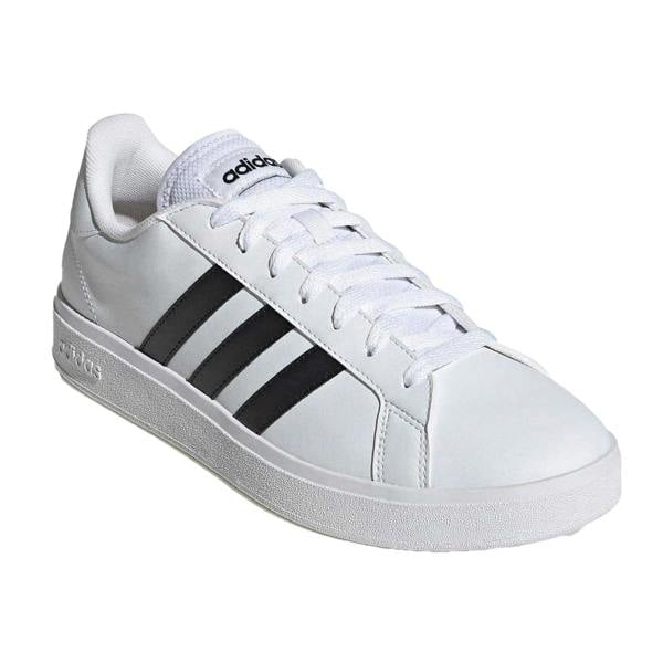Adidas Mens Grand Court Base 2.0 Trainers - White/Black - 