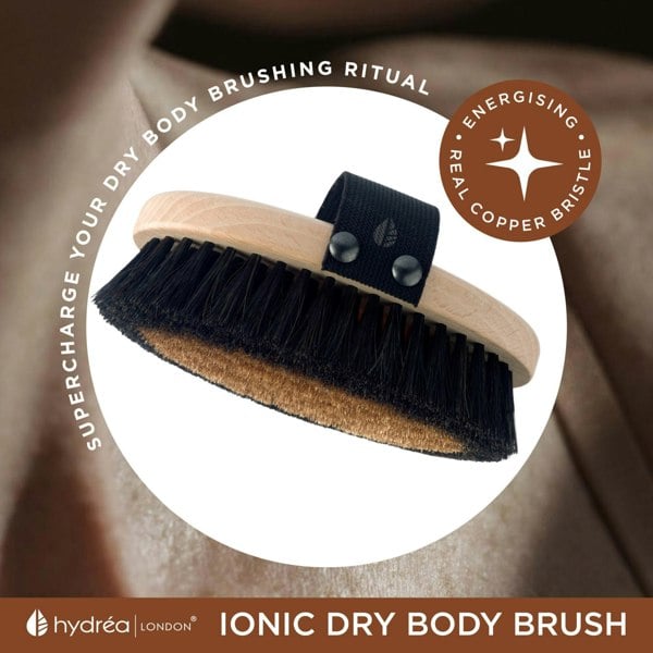 Hydréa London Ionic Dry Body Brush Copper Glow