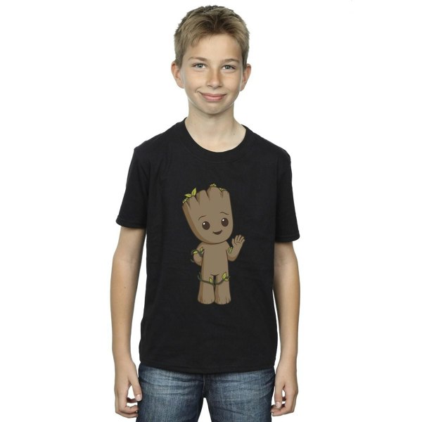 Marvel Boys I Am Groot Cute Groot T-Shirt - Black