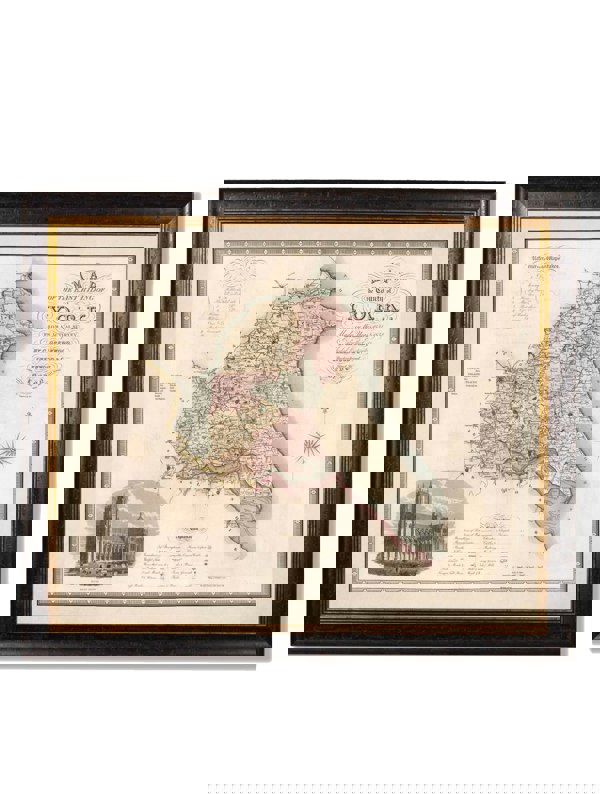 Exceptional Art c.1830 County Maps of England