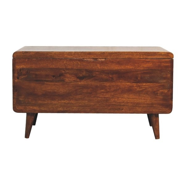 Artisan Furniture Curved Chestnut Blanket Box