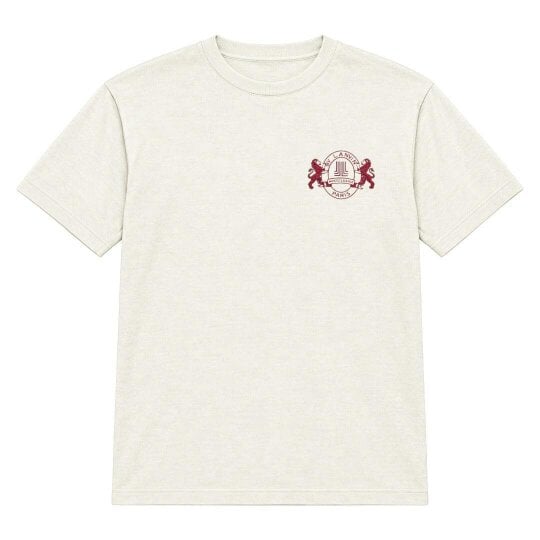 By Lanvin Paris Shield Logo Beige T-Shirt