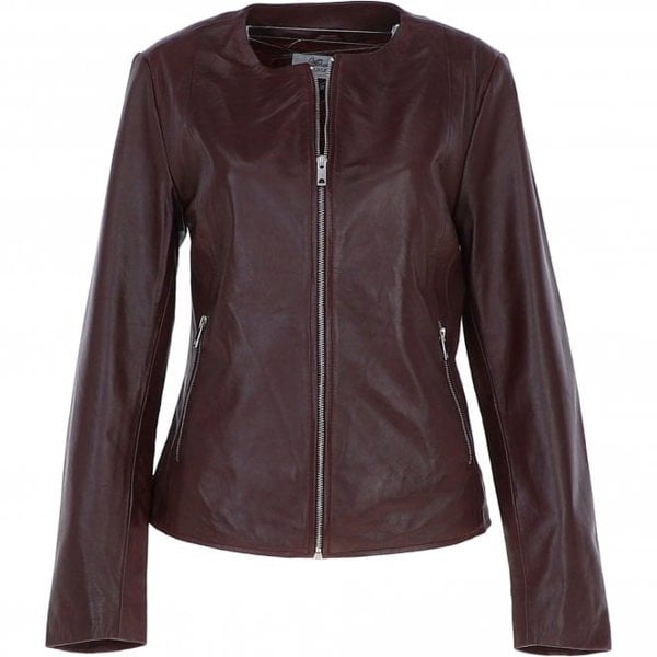 Ashwood Collarless Ladies Casual Leather Jacket: AWL-1282