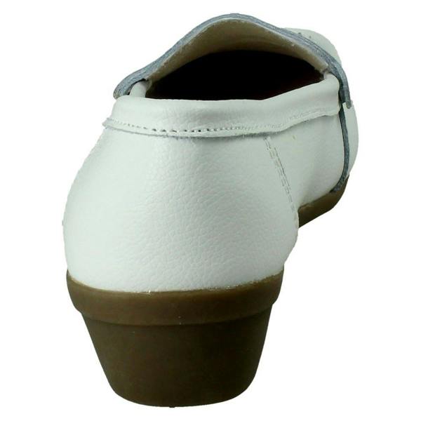 Down to Earth Ladies Down To Earth Wide Fit Wedge Heel Casual Shoes F3124