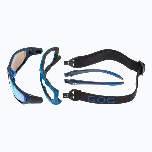 GOG Eyewear Unisex Mese Polarised UV400 Outdoor Sunglasses with Mirror Hydrophobic Lens