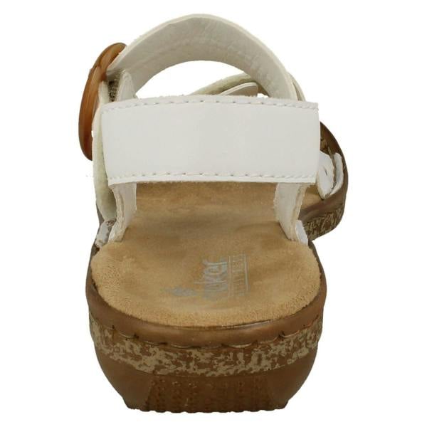 Rieker Ladies Rieker Buckle Detailed Strappy Sandals 628Z3