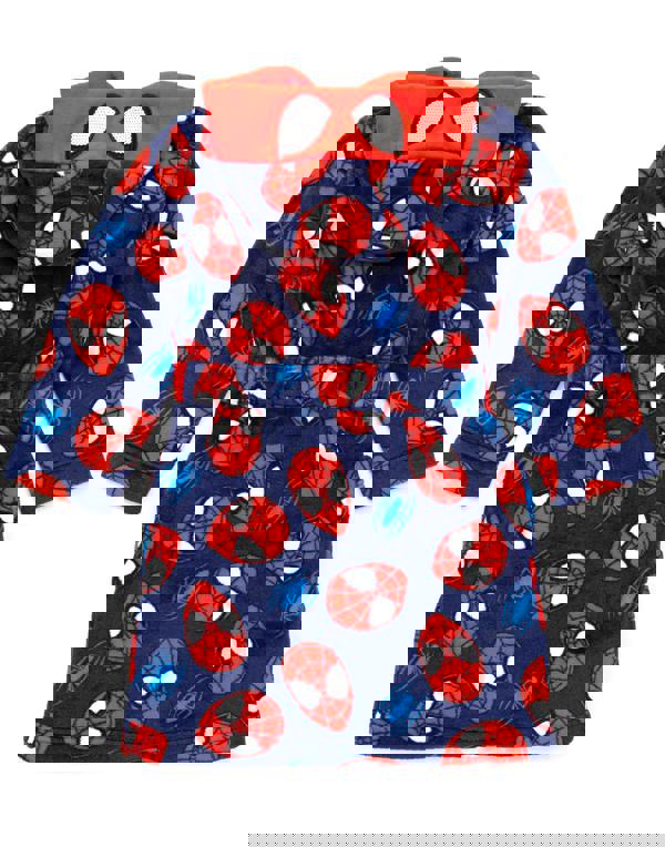 Marvel Boys Blue Spider-Man Bathrobe