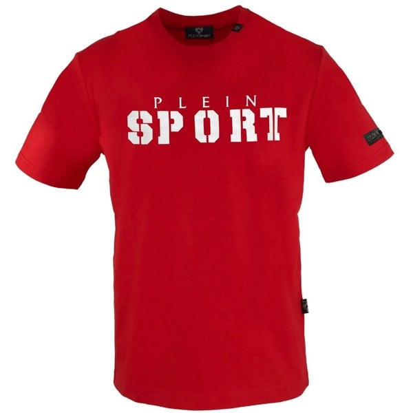 Plein Sport Bold Sport Logo Red T-Shirt S