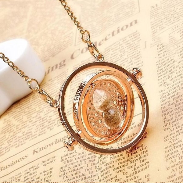 Glamza Harry Potter Inspired 'Sands of Time' Necklaces in Gold Colour