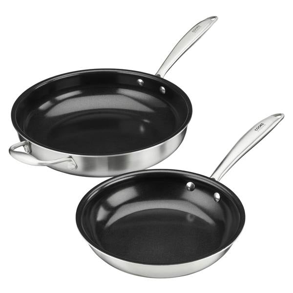 Cooks Professional Tri-Ply 2 Piece Frying Pan Set | 22cm & 28cm