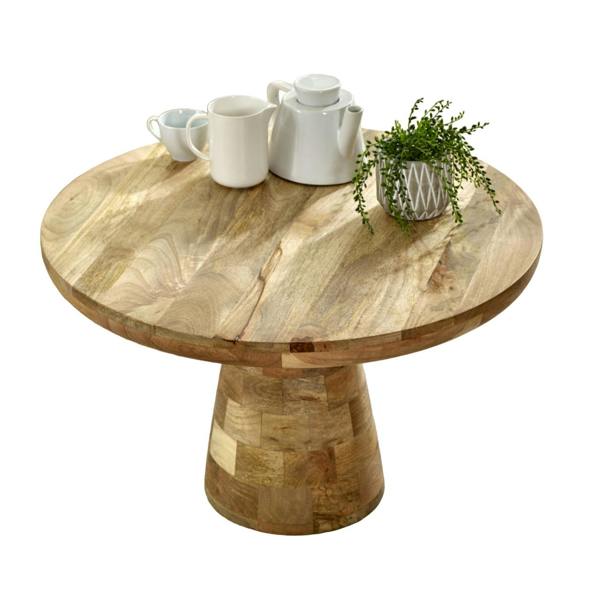 Wyld Haus London Natural Mango Wood Mushroom Coffee Table