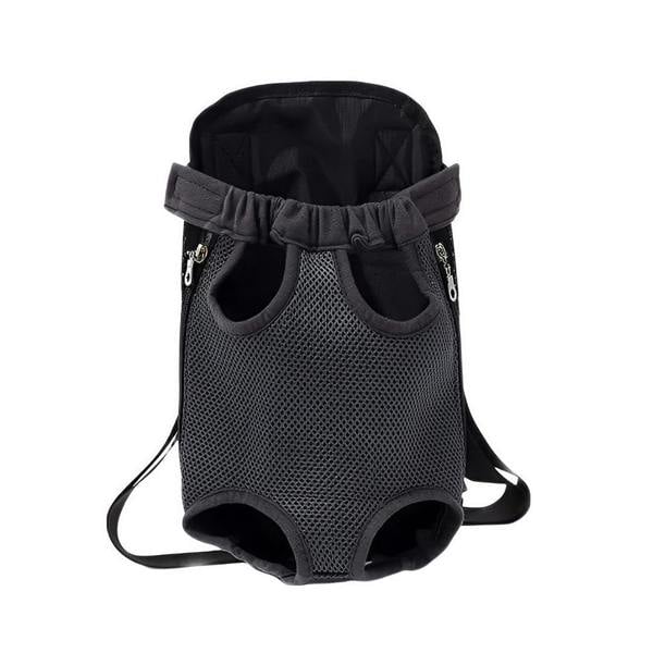 Anywags Anypet Pet Carrier Small Black Denim Backpack for Outdoor Travel With Front Pocket for Small Size Pets