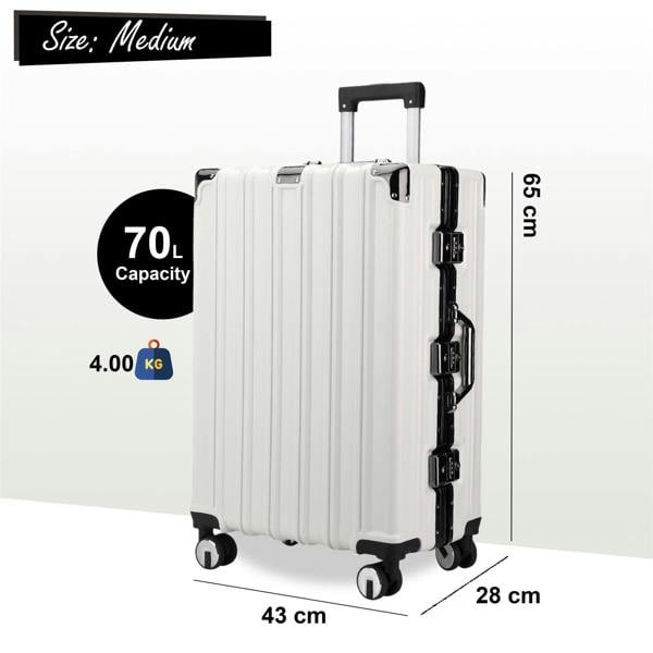 Infinity Luggage Hardshell Suitcase Set Robust 8 Wheel Cabin Luggage Suitcases