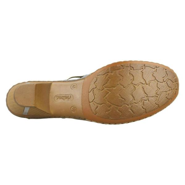 Rieker Ladies Rieker Sling Back Shoes With Woven Detail 46778