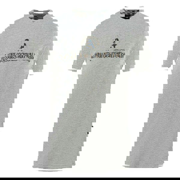 Aquascutum Unisex Adult Script Logo T-Shirt - Grey