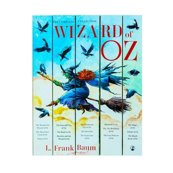 The Complete Collection Wizard of OZ Series 5 Books Collection Box Set By L. Frank Baum (3 in 1 Book) - Timeless Must-Read Childrens Fantasy Classics
