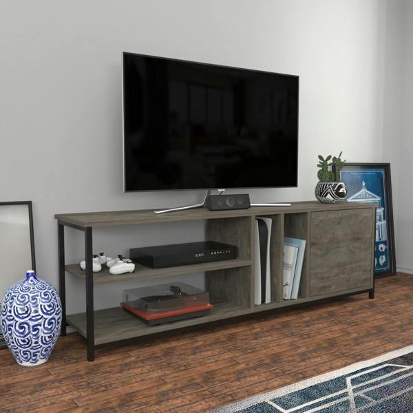 Decorotika Oneida Modern Tv Stand TV Cabinet for TV's up to 72"