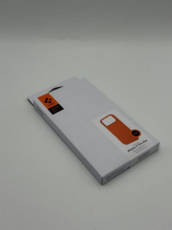 Spigen Silicone Fit Case with MagSafe for iPhone 17 Pro Max 6.7" Cosmic Orange - ACS11378