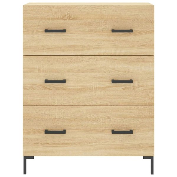 Berkfield Sideboard Sonoma Oak 69.5x34x90 cm Engineered Wood