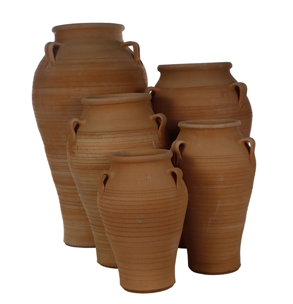 MONETA UK Handcrafted Traditional Cretan Pithos Terracotta Planter (120cm)