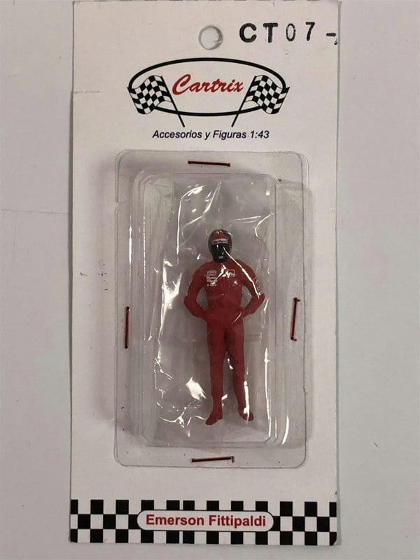 emerson fittipaldi mclaren 1:43 scale racing figure cartrix ct07