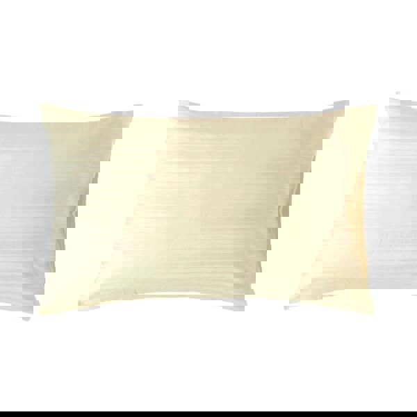 HOMESCAPES Silky 330 TC Egyptian Cotton Satin Stripe Housewife Pillowcase, Standard Size