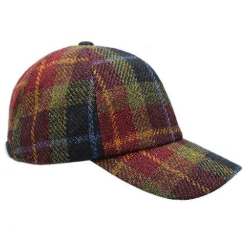 Heather Hats & Accessories Harris Tweed Baseball Trucker Cap, Cotton Lining, Outdoor Wear