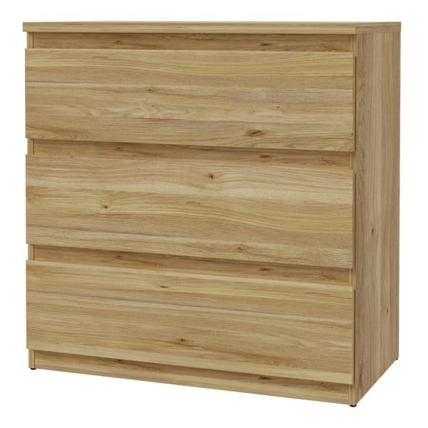 Edmore 3 Drawer Chest in Mauvella Oak