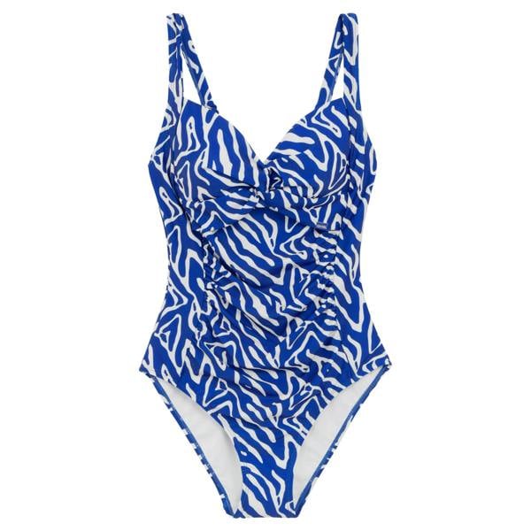 Regatta Womens Sakari Abstract One Piece Swimsuit - Brightest Blue
