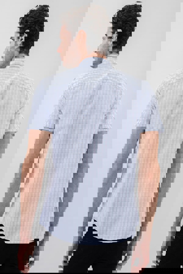 ENORSIA Men's Button Down Short Sleeve Shirt