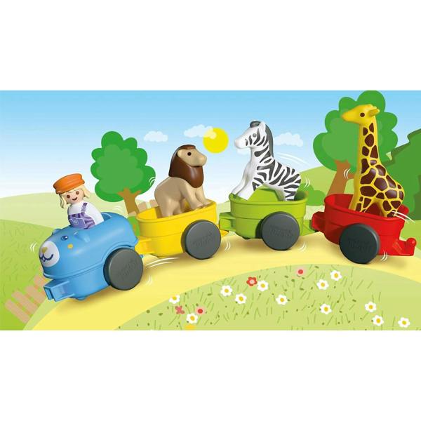 Playmobil JUNIOR: Animal Train - 72084 Playset