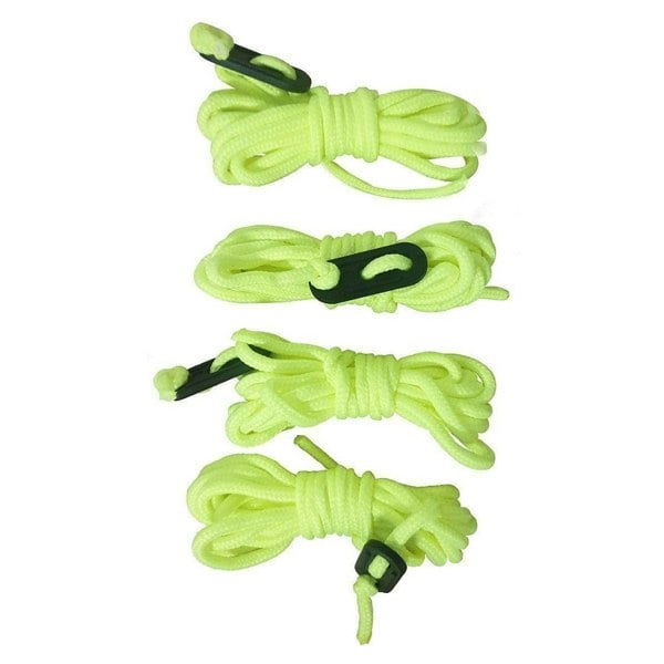 Regatta Replacemt Guy Rope (Pack of 4) - Fluro Yellow