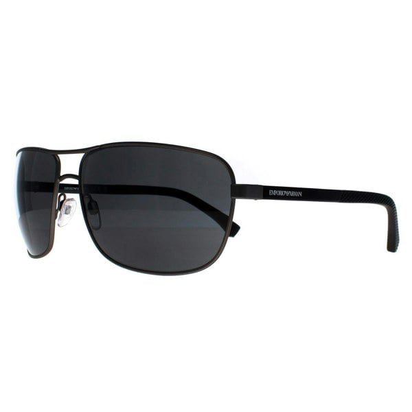 Emporio Armani Sunglasses 2033 3130/87 Ruthenium Rubber Grey