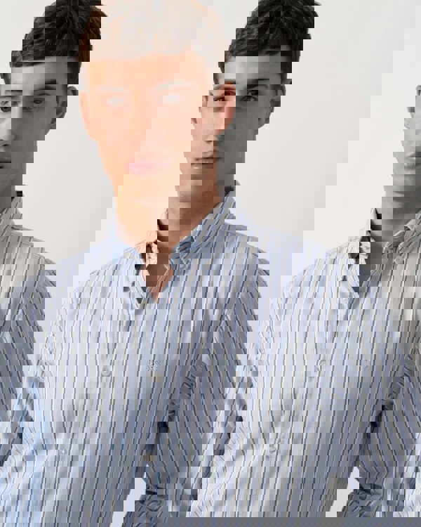 BOSS Orange Ricoplus Mens Long Sleeve Shirt - Open Blue 470