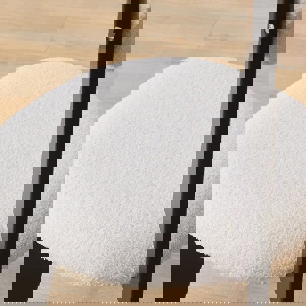 Molan Dining Chair, White Boucle-Weilai Concept-Weilai Concept