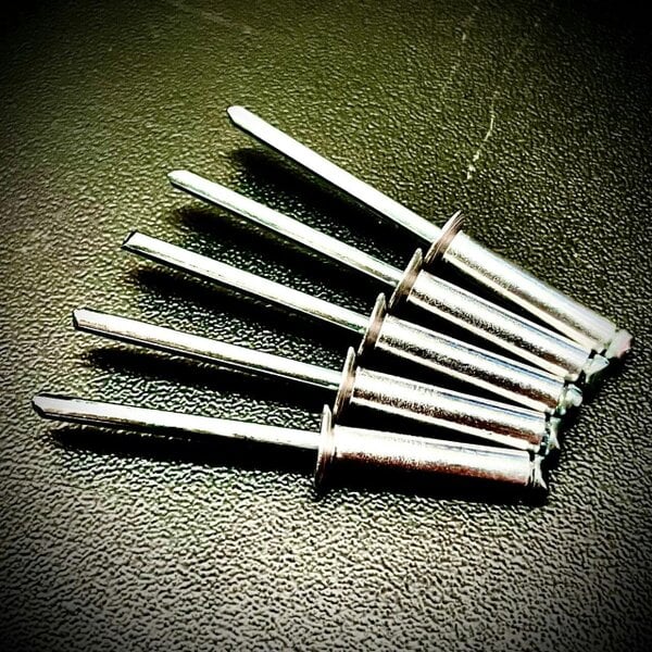 Fixaball 3mm Countersunk Pop Blind Rivets Aluminium/ Steel