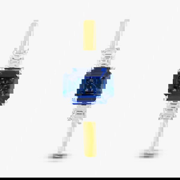 T. H. Baker 18ct Yellow Gold Emerald Cut Sapphire & Diamond Shoulder Set Solitaire Ring 20191G14 M