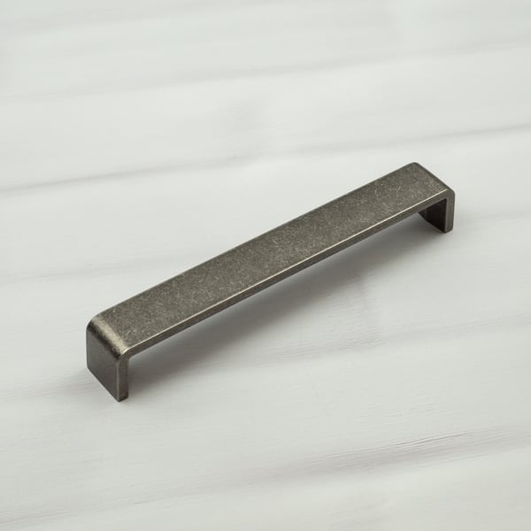 Handle & Home Antique Pewter Kitchen Cabinet D Handle