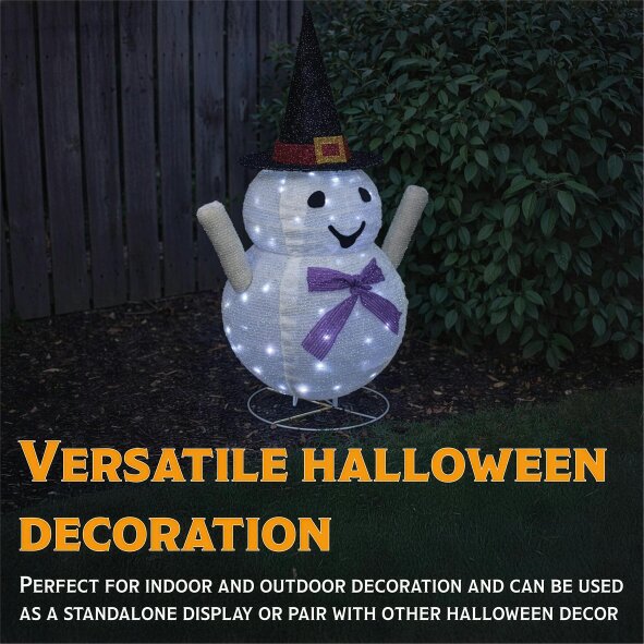 Scotts of Stow Fxlab LED Foldable Ghost Outdoor Battery Decoration with Timer