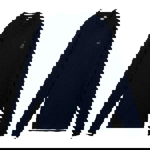 Diesel Unisex Adult Total Eclipse Long-Sleeved T-Shirt - Navy Blue - 