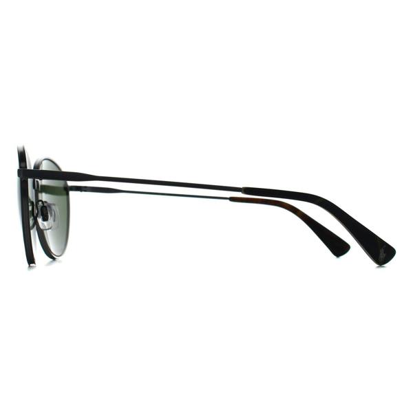 Polo Ralph Lauren Sunglasses PH3163 926671 Semishiny Gunmetal Bottle Green