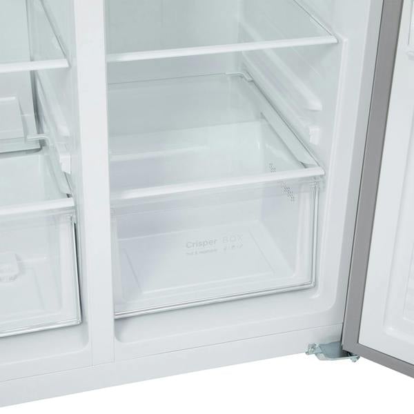 Willow 430L American Style Fridge Freezer WSBS84DS - Silver