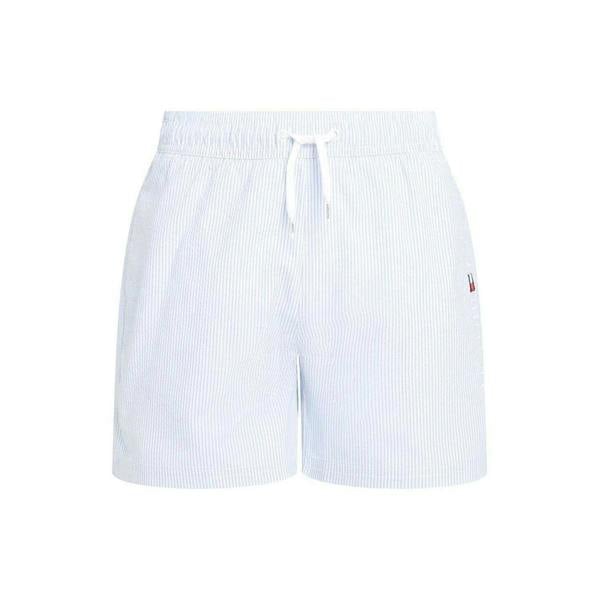 Tommy Hilfiger Boys Regular Swim Shorts - White/Blue - 