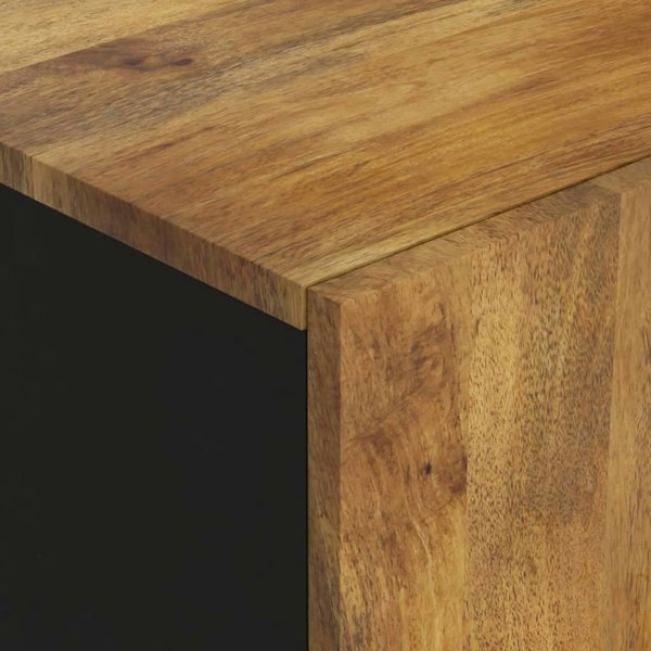Berkfield Sideboard with 2 Doors 90x33x75 cm Solid Wood Mango