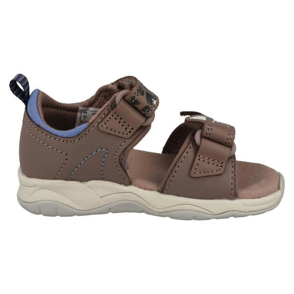 Clarks Childrens Clarks PLAYPRINT Big Cat Detailed Sandals Clowder Print T